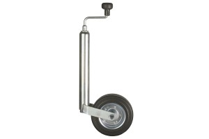 Nokkapyörä massiivikumi, 150 kg, Ø 48 mm